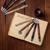 Fumete 50 Pcs Bible Verse Bamboo Pens Bulk, Brown, Spanish