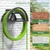 OLV Hose Holder Wall Mount, Outdoor Water Hose Holder Holds 125-ft Hose, Heavy Duty Metal Detachable Hose Hanger Reel Storage Organizer, Hose Rack for Outside Garden Lawn Yard Farm, Black