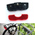 Bike Tail Light, Bicycle Rear Reflector Tail Light for Luggage Rack Aluminum Alloy Reflective Taillight, 80mm Screw Mounted/Easy Release (Battery NOT Included)