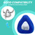 NATAKU 6-Pack Large CPAP' Mask Liners Complitable for Resmed F20 Full Face Mask Cushions, Ultra-Soft Micro-Fleece Reduces Air Leaks & Pressure Marks, Reusable Mask Covers, Breathable for All-Night