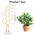14 Inch Trellis for Climbing Plants Indoor Pothos Plant Climber Support