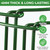 LEOBRO Plant Support Plant Stakes, 6pcs Peony Cages and Supports, Metal Garden Stakes Plant Supports, Plant Support Stakes, for Peony, Tomato, Hydrangea, Indoor Outdoor Plants, 10" W x 24" H