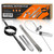 Universal Motorcycle Fork Service Tool Kit,（Fork Oil Level Tool, Fork Spring Compressor and Damper Rod Bleed Tool） Fork Maintenance Tool Set for Most Upside Down Street Bike Motorcycle Forks