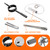 Universal Motorcycle Fork Service Tool Kit,（Fork Oil Level Tool, Fork Spring Compressor and Damper Rod Bleed Tool） Fork Maintenance Tool Set for Most Upside Down Street Bike Motorcycle Forks