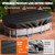12x18FT Oval Pool Covers,for Rectangular Frame Pools with Winch and Cable,Solar Covers for Above Ground Pools