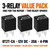 8T2T-CA 0101K Relay 12V DC 20A 4-Pin Micro SPST (3-Pack)