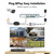 VORGUT Wired Security Camera System Outdoor, 4X 3MP CCTV Camera, 500G HDD