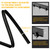 Room Divider Curtain Sets with Flexible Ceiling Track, Privacy Soundproof Curtain for Bedroom Office Patio Sliding Door(Black, W180 x L84, 1 Pack)