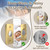 Tonitrui Upgraded Strong Magnetic Door Catch, Replacement for Traditional Door Ball Catch, Quite & Easy to Install, Use for Top of Door, Closet Door, 2 Pack, Gold