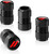 4 Pack Tire Valve Stem Caps Cover Compatible with Dodge Charger Challenger Charger SRT RAM Premium Alloy Air Valve Cap Universal for Car SUV Bike Accessories