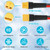 Kimbluth 10AWG 50FT XT60 Extension Cable 2 3 5 10 15 20 25 30 35 40 50 75 100FT XT60 Female to Male Connector for Portable Power Station Solar Panel RC Battery