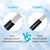 Kimbluth 10AWG 50FT XT60 Extension Cable 2 3 5 10 15 20 25 30 35 40 50 75 100FT XT60 Female to Male Connector for Portable Power Station Solar Panel RC Battery