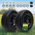 Wiltire 2 Pack 11x4.00-5 Flat Free Zero Turn Mowers Tire and Wheel Assembly