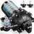 [Upgraded Version] 12V DC Fresh Water Pump, 6.5GPM 70PSI Five Chamber Self-Priming Diaphragm Pump with Heavy Duty Pressure Switch and Strainer for RV, Marine, Caravan