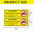 No Diving Sign No Diving Shallow Water Stickers Pool Signs for Swimming