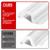 Extra Wide Kerf Door Weatherstripping for Door Frame Seal,New Upgrape V-Shaped Front Door Weather Stripping,Thicken Exterior Door Weatherstrip for Large Gap,White Soundproof Insulation Strip 26Ft