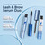 Advanced Eyelash Serum for Thicker Longer Lashes and Eyebrows (Lash Brow Serum Duo Gift Set)