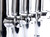 Amarine Made 4Pcs Marine Grade Stainless Steel Rail Mounted Clamp on Fishing Rod Holder for Rails 1" to 1-1/4"
