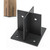 YEWTUTIS Heavy Duty 6x6 Concealed Post Base for Concrete, 5/16" Thick Steel