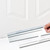 BSFRNF 2 Pcs 25" Chrome Framed Shower Door Replacement Bottom Deflector, Water Deflector with Shower Door Bottom Seal, Applied Mounting Tape and Screws (25Inch)