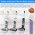 9 Pack Brush Roller and Filter Replacement for Shark WD201 Vacuum