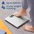 Health o meter Compact Digital Glass Bathroom Scale – 450 lb Capacity, 4 Load Cells, 3.2" LCD Display, Tempered Glass Platform, Auto Shut-Off, Low Battery Indicator, Non-Skid Feet, 5-Year Warranty
