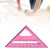 Baoblaze Carpentry Triangle Ruler, Metric and Imperial Scribing Carpenter Marking Tool,Measuring Square Tool for Industrial Carpenter Building, Pink