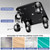 KEDSUM 1500LBS Furniture Dolly Set of 4 with Anti-Slip Removable Baffles