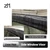 ZH Window Visors Rain Guards for Ford Bronco 2021-2024 Tape-On 4PCS