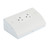 Compact Under Cabinet Distribution Box with Ground Fault Protection,Durable Stainless Steel for Kitchens, Workstations, and Commercial Spaces, Offering Safe and Efficient Power Solutions