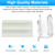 2-Size M6219 Sliding Shower Door Bottom Track Set. for Glass Shower Doors with a Thickness of 7/16 inch and 5/16 inch, and is Compatible with 1/2 inch and 3/8 inch Track Grooves.