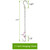 Chain for Hanging Plants,11 Inch Silver Hanging Chain(Silver, 11 Inch-6PCS)