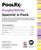 PoolRx+ Mineral Algaecide 4-Unit Pack, up to 6-Month Algae Control, for 400-1,000 gallons, Purple & White, New Formula with Silver.