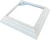 4 x 4 inch Vinyl Two-Piece, Split Style Post/Sleeve Base Trim Skirt, Low Profile, New England Style, LMT1156, White
