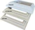 4 x 4 inch Vinyl Two-Piece, Split Style Post/Sleeve Base Trim Skirt, Low Profile, New England Style, LMT1156, White
