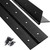 2 Pack Heavy Duty Piano Hinge 24 Inch x 2 Inch Width, 0.047'' Thick Stainless Steel Black Continuous Hinge for Cabinet, Door, Toolbox, Wooden Box, Metal Plate, Furniture, Industrial Project