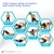 THERABAND Glute Band Loops, Resistance Exercise Set, Workout, Multicolored