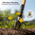 WilFiks Weed Puller Tool, Stand Up Heavy Duty Weed Remover Tool with Long Handle, Foot Platform Design - 4 Claw Steel Head Weeder Tool, Bamboo Garden Hand Weeding Tool