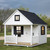 Melkus 2 Pack Shed Windows 18"x23" Flush Mount Household Windows with Tempered Glass and Screen, Sliding Windows for Chicken Coop, Shed, Garage, Playhouse, Barn,Greenhouse, Black