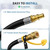 Rushare 20FT RV Propane Quick Connect Hose with 1/4" Shutoff Valve