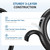 Rushare 20FT RV Propane Quick Connect Hose with 1/4" Shutoff Valve