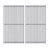 SG523 (2-Pack) 15" Stainless Steel Cooking Grid/Grates for Weber 7523 Genesis Silver A, Spirit E-200,Spirit 500,Spirit 210 (2007-2012) Gas Grills