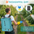 SEEUTEK Battery Powered Backpack Sprayer 4.2 Gallon,Electric Garden Sprayer