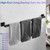 36 Inch Towel Bar for Bathroom 12/16/24/28/32/36 Inch Kitchen Towel Holder Matte Black Towel Rod Wall Mounted SUS304 Rustproof Towel Rack Modern Square Design (1, Matte Black, 36 Inch)