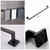 36 Inch Towel Bar for Bathroom 12/16/24/28/32/36 Inch Kitchen Towel Holder Matte Black Towel Rod Wall Mounted SUS304 Rustproof Towel Rack Modern Square Design (1, Matte Black, 36 Inch)