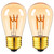 Grensk E26 25 Watt Amber LED Light Bulbs,Vintage Edison Bulb for Decorative