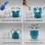 Vastsoon Contact Lens Case, 2 in 1 Manual Contact Lens Washer Cleaner Storage Case Portable Size Solution Soaking Container for Travel, Daily Use (4 Colors)