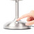 JERDON Lighted Makeup Mirror with 10X Magnification - Nickel - JS8510BN