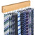 Tie Rack Belt Hanger Wall Mounted Tie Organizer Natural 1 Pack
