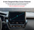 AZZIGO 2026 Corolla Screen Protector Tempered Glass for 2023-2025 2026 Toyota Corolla/Corolla Cross 8-Inch Navigation Multimedia Touchscreen 9H Anti-Scratch HD Clear